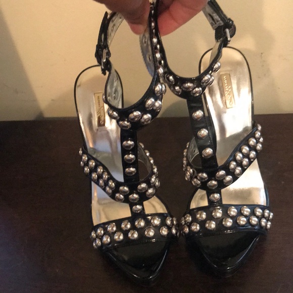 Report Signature Masonic Blk Patent Leather Heels - Picture 2 of 6